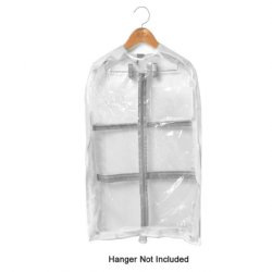 Short Garment Bag (WITH EXPANSION GUSSET) - White
