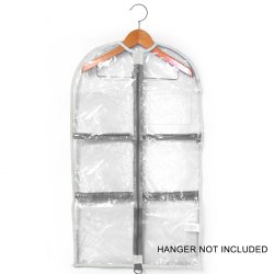 Long Garment Bag (NO GUSSET) - White