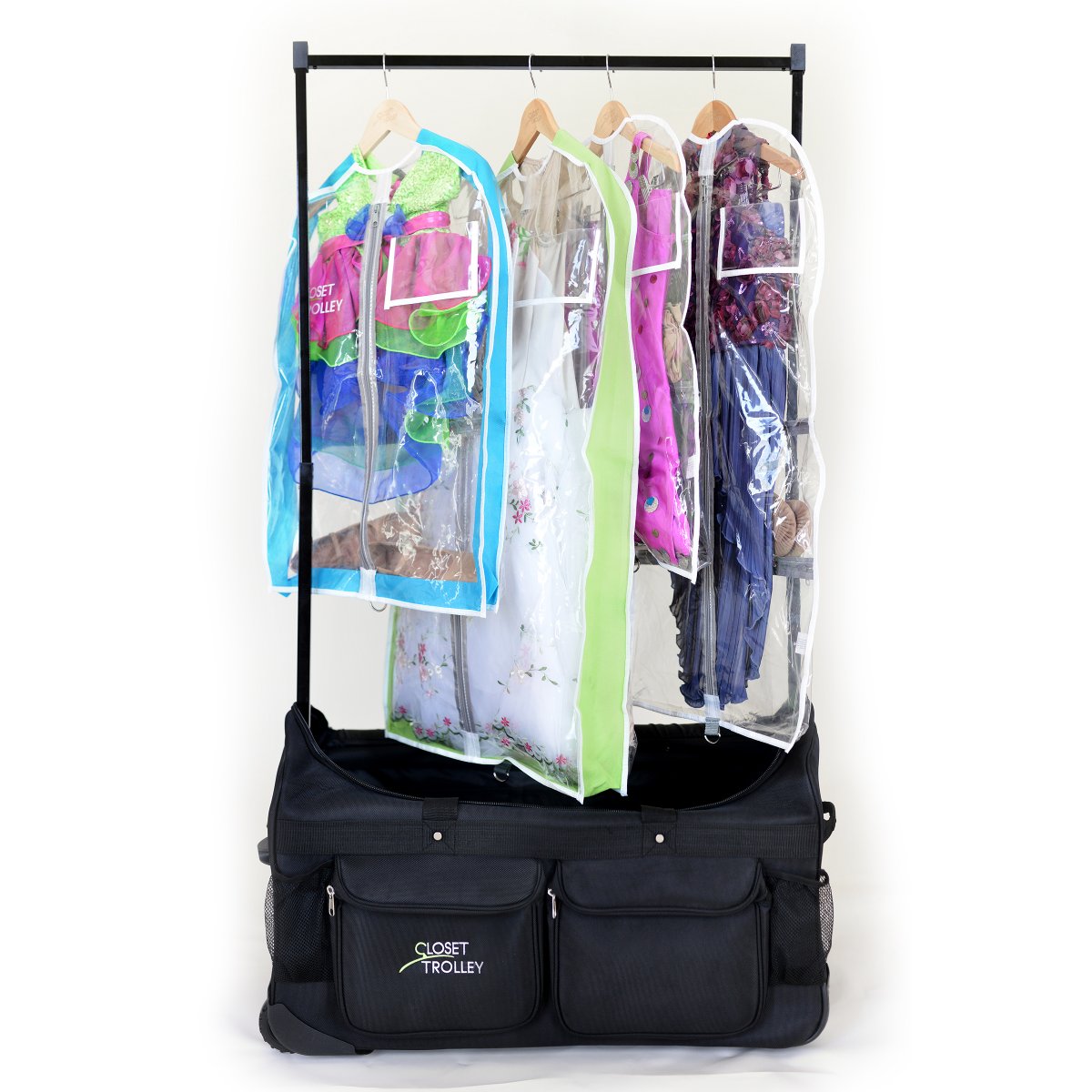 travel bag with garment rack