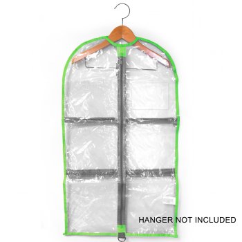 Long Garment Bag (NO GUSSET) - Green