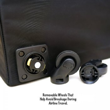 Closet Trolley Dance Bag with Garment Rack - Compare to Dream Duffel, Rac n Roll, Pack 2 Rack and Ovation